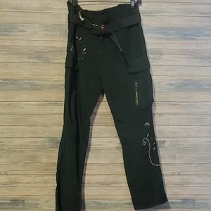 DA-NANG CORDUROY FLOWER PANTS